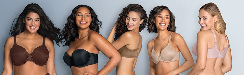 models wearing different styles of beauty back bras